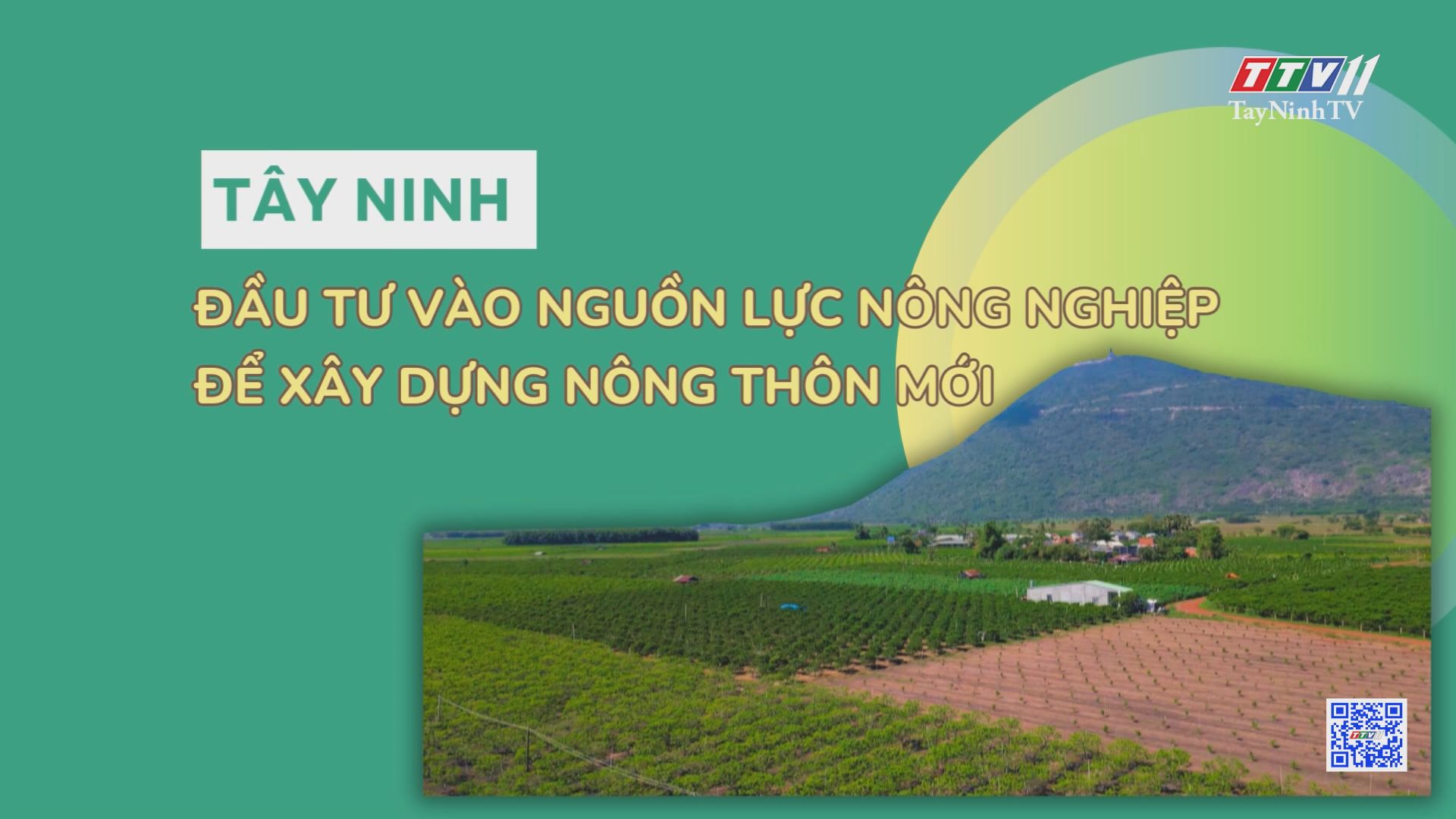 Tây Ninh đầu tư vào nguồn lực nông nghiệp để xây dựng nông thôn mới | TayNinhTV